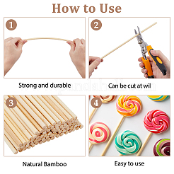 Бамбуковые палочки WOOD-WH0124-106G