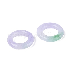 Anillos entrelazados de jade blanco natural teñido&nbsp;G-Q601-43B
