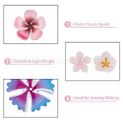 40шт 8 вида пластиковых бусин&nbsp;KY-DC0001-12