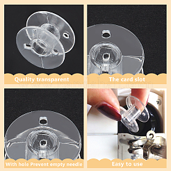 30 шт. пластиковая шпулька для вышивания ODIS-FG0002-88