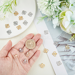 20 шт. подвески из нержавеющей стали 201 двух цветов&nbsp;STAS-DC0010-58