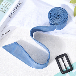 Завязать узел на пояс из полиэстера с пластиковой пряжкой AJEW-WH20002-10D