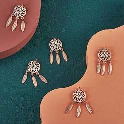 5шт латунные подвески&nbsp;KK-SZ0004-91RG