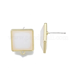 Boucles d'oreilles en alliage avec résine&nbsp;PALLOY-N150-84B