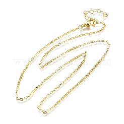 Ожерелья с цепочкой из латуни NJEW-M108-41G