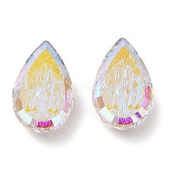 Cabochon di strass di vetro k9 in rilievo&nbsp;RGLA-H008-01B
