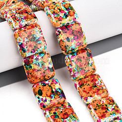 Синтетических нитей бирюзовые бусы TURQ-T004-09A-06