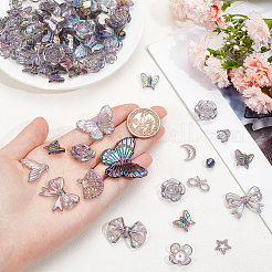 100 г смоляных подвесок и бусин набор для самостоятельного изготовления бижутерии&nbsp;OHAR-SC0003-01A