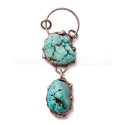 Большие подвески из натурального магнезита&nbsp;G-M383-17R