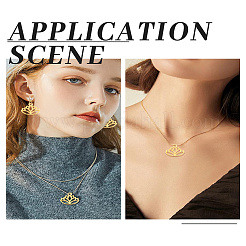 100 шт. 2 цвета подвески из сплава в тибетском стиле&nbsp;FIND-LP0001-52