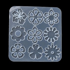Stampi in silicone per ciondoli fai da te con fiori&nbsp;X1-DIY-G100-01A