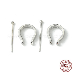 Антикоррозийное родиевое покрытие 925 серебряная подвеска STER-L057-081A-P