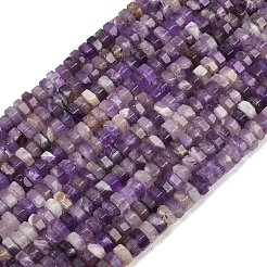 Природный аметист нитей бисера&nbsp;G-G317-A22-3X6MM