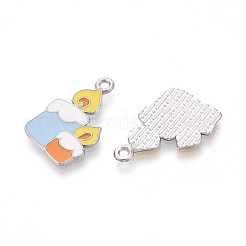 Подвески из сплава с эмалью на тему Хэллоуина ENAM-T022-54P-06