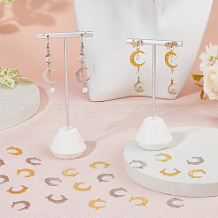 40 шт. 2 цвета латунные подвески-соединители с покрытием из стойки KK-HS0014-97