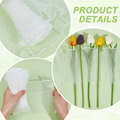 Полиэфирная сетка для обертывания цветочных букетов SRIB-WH0011-214A