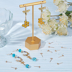 60 шт. фурнитура для сережек-гвоздиков из латуни KK-BBC0004-99