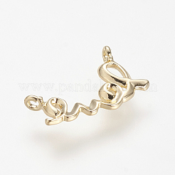 Латунь подвески X-KK-R037-186G