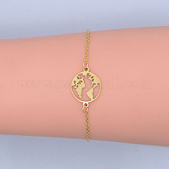 201 браслет из нержавеющей стали BJEW-T011-JN506-2