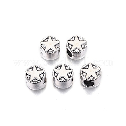 Perles européennes en alliage de style tibétain&nbsp;X-TIBE-S314-77AS-RS