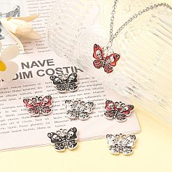 30шт 3 цвета сплава эмалевые подвески&nbsp;ENAM-CJ0004-23