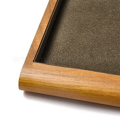 Legno con espositori per vassoi per gioielli in velluto&nbsp;VBOX-C003-06D