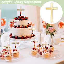 Зеркальные акриловые настенные украшения DIY-WH0504-197A-02