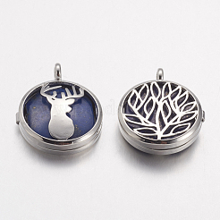Pendentifs en lapis lazuli naturel&nbsp;X-G-G910-J07