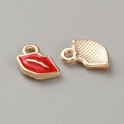 Подвески из эмали для губ ENAM-CJC0003-69KCG