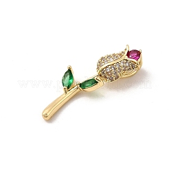 Латунные микро проложить кубического циркония подвески&nbsp;KK-D408-10KCG-02