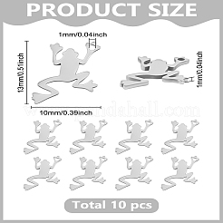 10 шт. подвески из нержавеющей стали 201&nbsp;STAS-LP0003-40