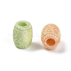プラスチックビーズ  クラフトビーズ  コラム  8.5x7mm  穴：3mm  1351個/ 500g&nbsp;KY-B004-10C