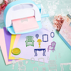 Углеродистая сталь разрезает трафареты DIY-WH0309-1032