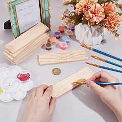 Необработанные деревянные прямоугольные срезы&nbsp;LS-FIND-WH0438-002A