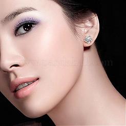 Серьги-гвоздики из латуни EJEW-EE0001-230