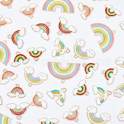 Подвески из сплава эмали 60шт 6 стиля&nbsp;ENAM-NB0001-53