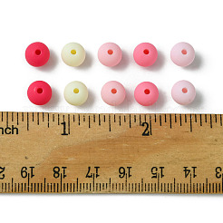 70шт прорезиненные акриловые бусины MACR-FS0001-71B