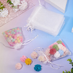 50 шт. мешочки из органзы для хранения ювелирных изделий&nbsp;OP-TA0001-16E