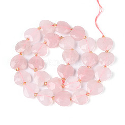 Природного розового кварца нитей бисера&nbsp;G-P592-B20-01
