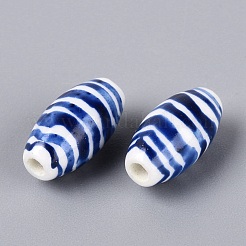 Perles en porcelaine manuelles&nbsp;PORC-N014-04