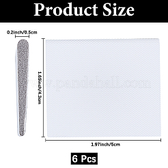 6 шт. самоклеящиеся уплотнительные полоски из полиуретана и пены AJEW-CN0003-27C