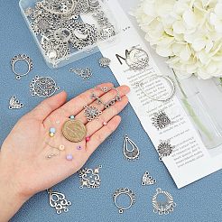 DIYシャンデリアピアス製作キット  合金リンクを含む  アクリルビーズ  真鍮のピアスフック  プラスチック製ピアスキャッチ  ミックスカラー&nbsp;DIY-CA0001-54