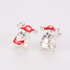 Рождества сплава эмали европейские шарики MPDL-R043-01S