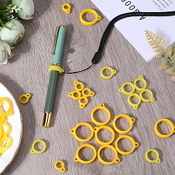 60шт. 3-х стильный силиконовый кулон&nbsp;SIL-GF0001-38