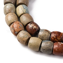 Натуральные бусины из аква терра яшмы&nbsp;G-L624-D03-8x6mm