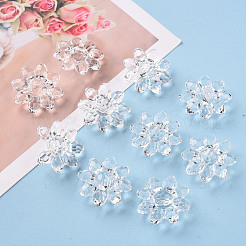 Прозрачные акриловые бусины TACR-491-01