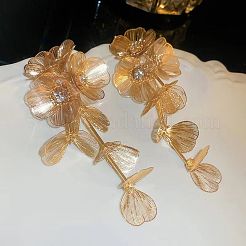 Orecchini strass ciondola ottone&nbsp;FS-WG7F728-01