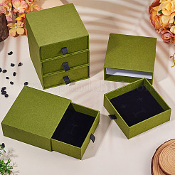 5 Stück Papier-Schmuckverpackungsschubladenboxen&nbsp;CON-TA0001-34C