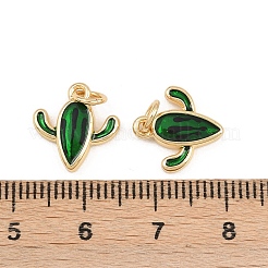 Charms del esmalte de bronce&nbsp;X-KK-B157-14G-01