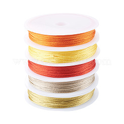50 m de fils polyester 5 brins 12 couleurs&nbsp;NWIR-TA0001-40D